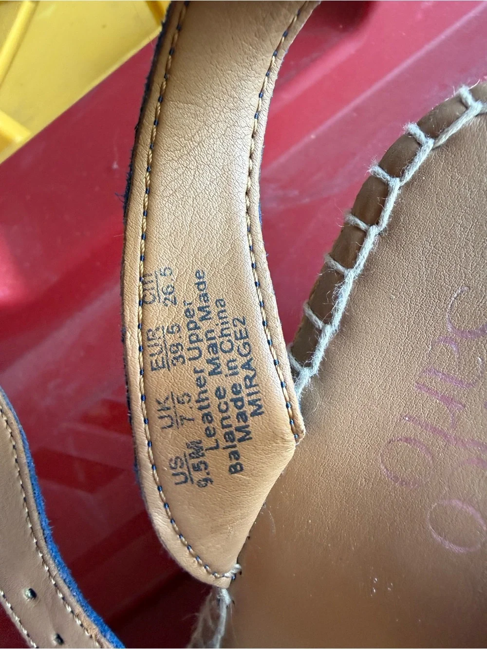 Franco Sarto Blue Perforated Espadrille Sandals with Ankle Strap